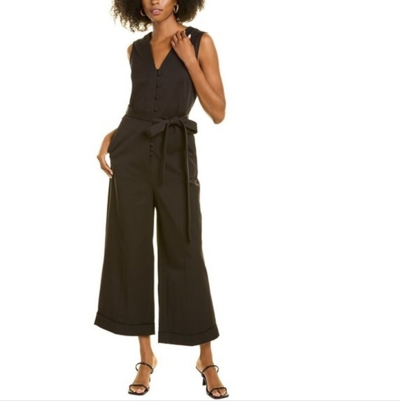 Pearl By Lela Rose Pants - PEARL by Lela Rose Stretch Jumpsuit Sz 8